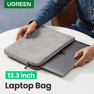 UGREENs Laptop Zipper Cover Sleeve Case for MacBook Air MacBook Pro 14 inch - Grey