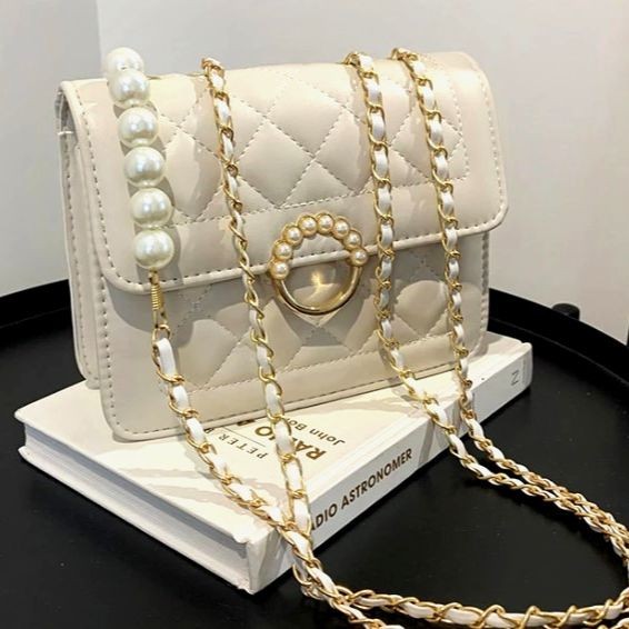 Pearl Stylish Fashionable Luxury Female Bag Shoulder Bag Handbag