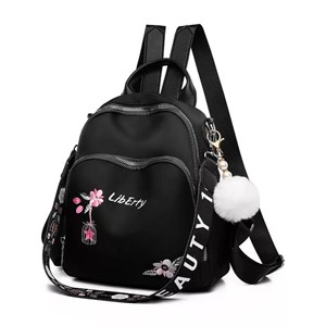 Fashion Women Oxford Cloth Backpack Embroidered Shouler Bags Anti Theft Waterproof Daily Travel Back Pack Ladies Bagpack - School Bag For Girls - School Bag For Girls - College Bag For Girls